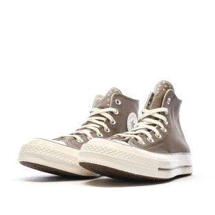 Baskets Marrons Femme Converse Chuck 70 Worn vue 6