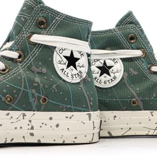Baskets Vertes Homme Converse Chuck 70 vue 7