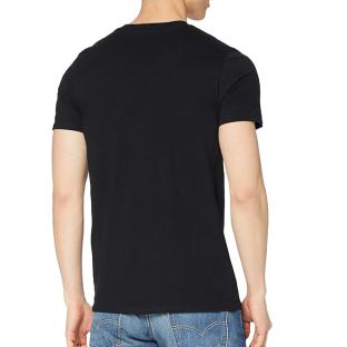 T-Shirt Noir Homme Dc Comics Flash Line vue 0