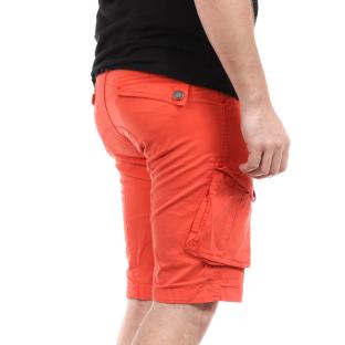 Bermuda Cargo Corail Homme Paname Brothers Betty vue 2