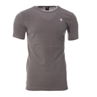 T-shirt Gris Homme G-Star Raw D25949 pas cher