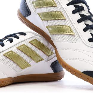 Fußballschuhe Weiß/Schwarz Herren Adidas Super Sala 2 Ansicht 0