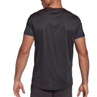 Camiseta negra Adidas Own The Run para hombre ver 0