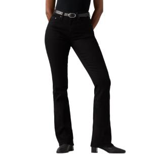Jean 725 Noir Bootcut Femme Levi's High Rise pas cher