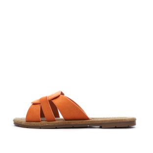 Claquettes Orange Femme Chattawak Pace pas cher