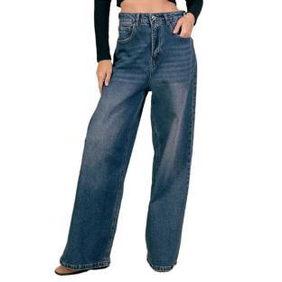 Jean Baggy Bleu Femme Monday Premium Wide Leg pas cher