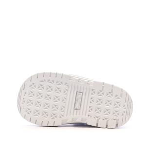 Baskets Blanches Fille Puma Stitching vue 5