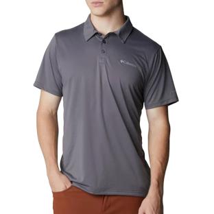 Polo Gris Homme Columbia Hike vue 0