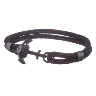 Bracelet Noir Homme Geographical Norway 315029 pas cher