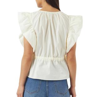 Blouse Blanc Femme YAS 26037290 vue 0