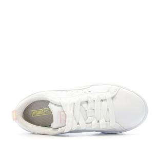 Baskets Blanches Fille Puma Mayze Shiny 384795 vue 4