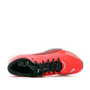 Chaussures de Running Rose Fuchsia Femme Puma Deviate Nitro 2 vue 4