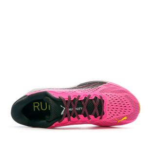 Chaussures de Running Noir/Rose Femme Puma Magnify Nitro vue 4