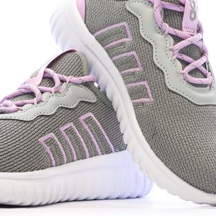 Baskets Grises Fille Adidas Kaptir Flow 2.0 K vue 0