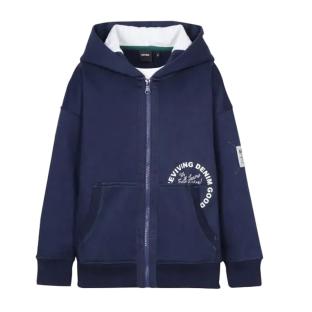 Sweat Zippé Marine Garçon Kaporal MERRYH vue 0