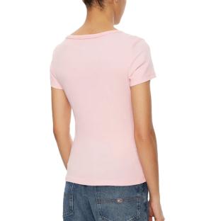 T-Shirt Rose Femme Tommy Hilfiger Essentials vue 2