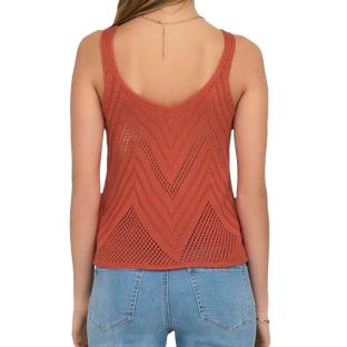 Top Crochet Terracotta Femme Jdy 15226348 vue 2