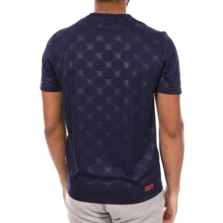 T-shirt Marine Homme Supreme Grip Leaves vue 2