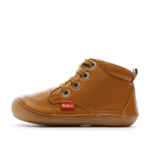 Baskets Camel Garçon Kickers Soniza vue 0