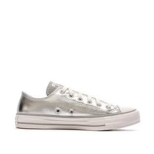 Baskets Argentées Femme Converse Chuck Taylor All Star A05433C vue 2