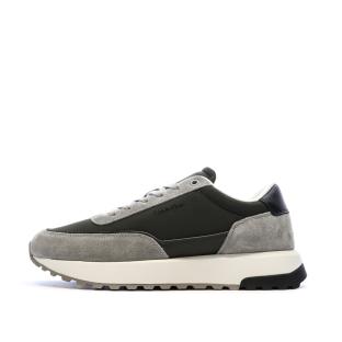 Baskets Grises/Noires Homme Calvin Klein Jeans Low pas cher