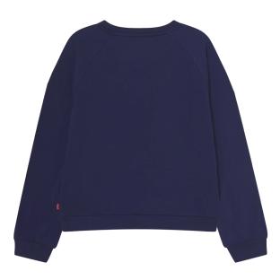 Sweat Marine Fille Levi's 4ED497 vue 2