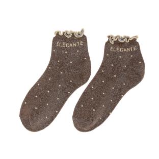 Braune Damensocken „Stella Green“ – Elegant Ansicht 0