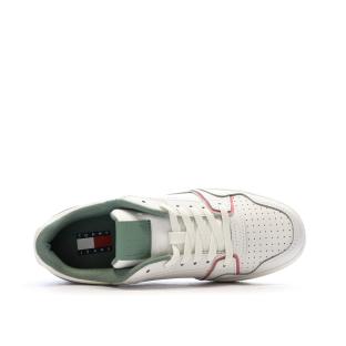 Baskets Blanches/Roses Femme Tommy Hilfiger Retro vue 4