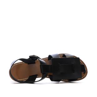 Sandales Noires Femme Pare Gabia Axpe vue 0