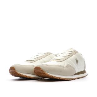 Baskets Blanches/Beiges Femme US Polo ASSN FS1 vue 0