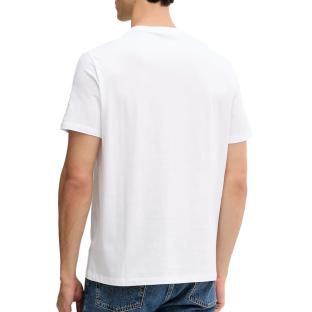 T-Shirt Blanc Homme Calvin Klein Jeans Ckny LV04RD816G vue 0