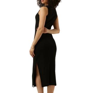 Vestido negro mujer Calvin Klein Jeans costura larga ver 0