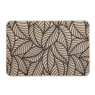 Tapis Beige/Noir Luance 40x60cm Junglee pas cher