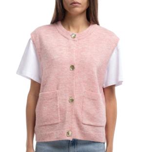 Gilet Rose Femme Teddy Smith Hazel vue 0