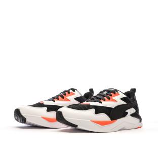 Baskets Blanches/Noires/Orange Homme Puma X-Ray Lite vue 6