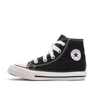 Baskets Noires/Blanches Garçon Converse Chuck Taylor All Star 7J231C pas cher