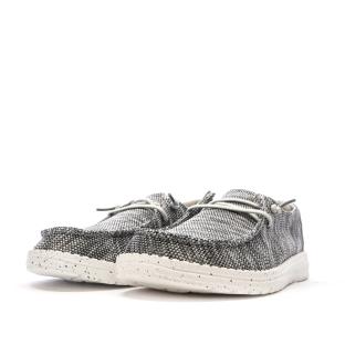 Chaussures Grises Chiné Femme Hey Dude Wendy Sox vue 6
