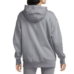 Sweat Capuche Gris Foncé Femme Nike Swsh vue 0