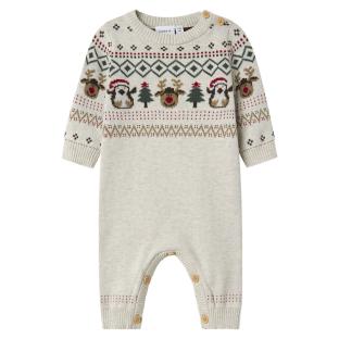 Pyjama de Noel Écru Garçon Name it Nalko pas cher