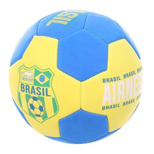 Brasil Ballon de foot Jaune/Bleu Airness Minisoft vue 2