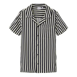 Chemise Rayures Noir/Blanc Garçon Name it Ferane vue 2