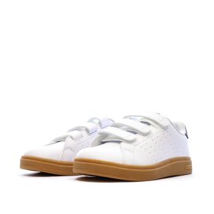 Baskets Blanches Garçon Adidas Advantage Base vue 6