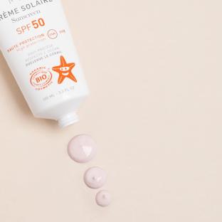 Crème solaire Blanc/Orange Solaire Bio Spf50 50ml vue 0
