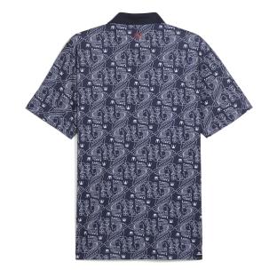 Polo Marine Homme Puma Pique Royal vue 0