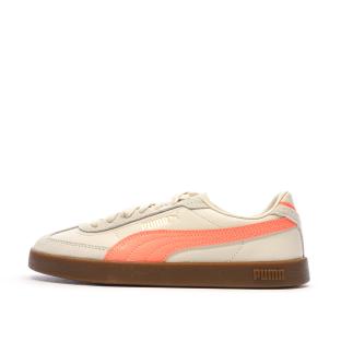 Baskets Beige/Orange Femme Puma Club Ii Era pas cher