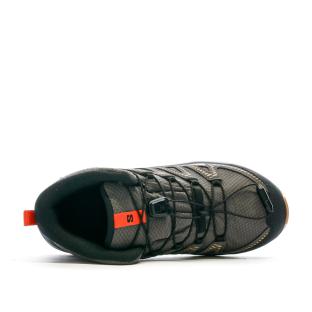 Chaussures de Randonnée Grise Garçon Salomon Xa Pro V8 vue 4