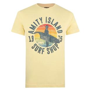 T-Shirt Jaune Homme Jaws Amity Surf Shop vue 0