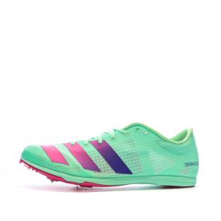 Chaussures d'Athlétisme Vertes Homme Adidas Distancestar pas cher