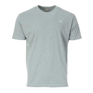 T-Shirt Bleu Homme No Publik Flamme vue 0