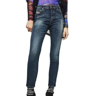 Jean Bleu foncé Femme Diesel Babhila pas cher